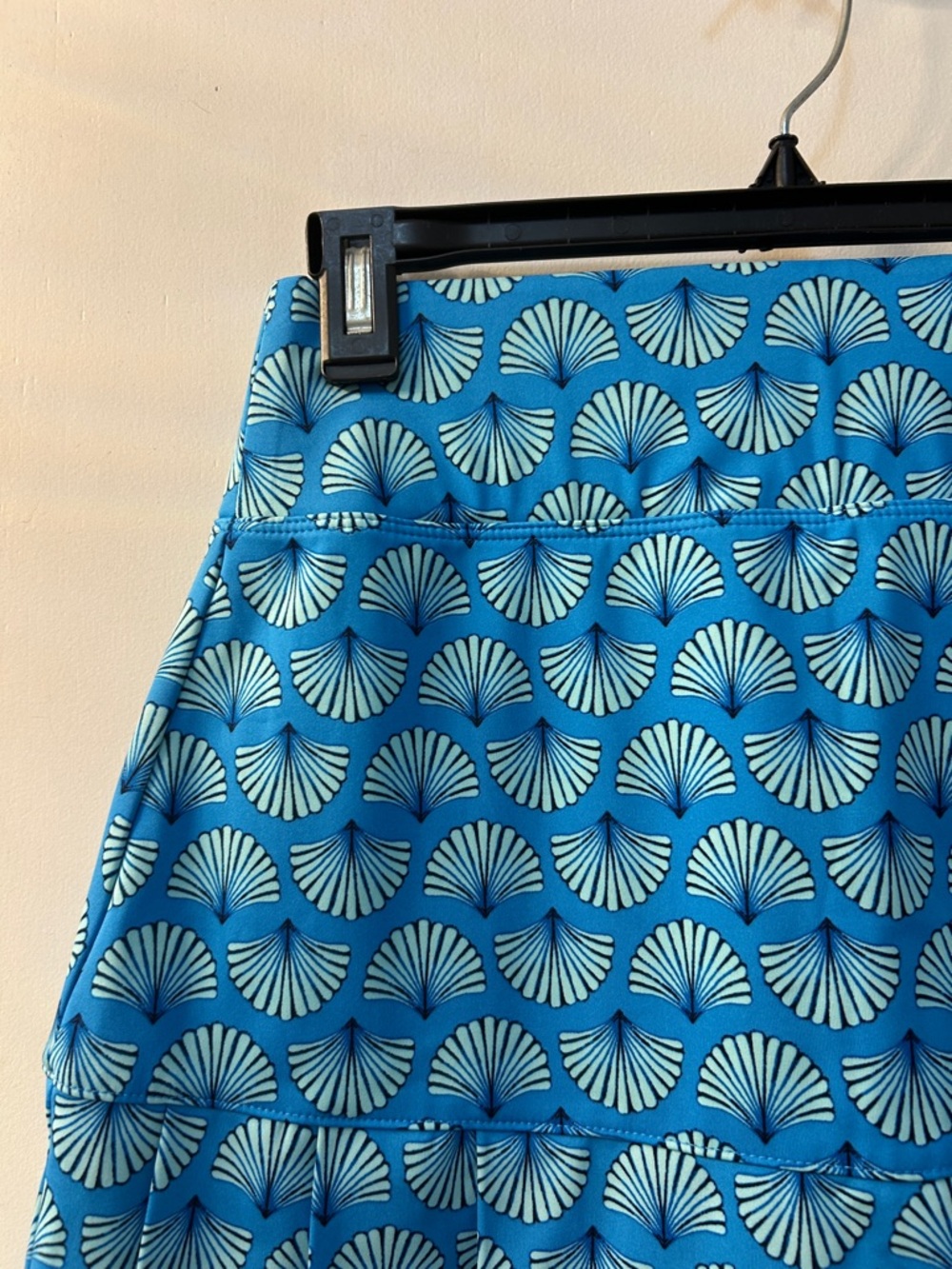Sigrid Olsen Blue Shell-Print Tennis and Golf Skorts, Sz XS - Picture 2 of 9